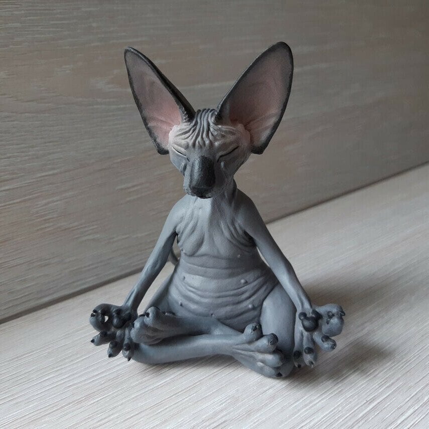 🔥Last Day Promotion🔥😻Sphynx Cat Meditate Yoga(BUY 2 FREE SHIPPING)