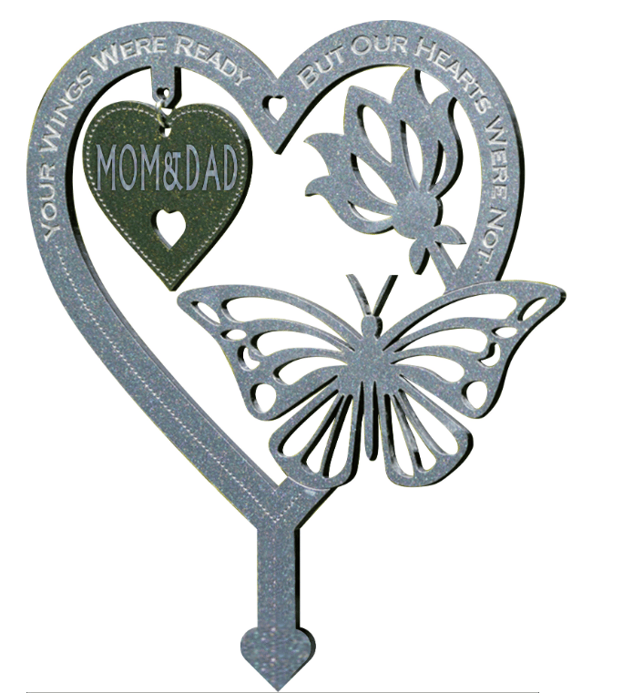 🔥Last Day Promotion - 47% OFF🔥 - Memorial Gift Butterfly Ornament-Garden Memorial Plaque ( 🔥BUY 2 FREE SHIPPING )