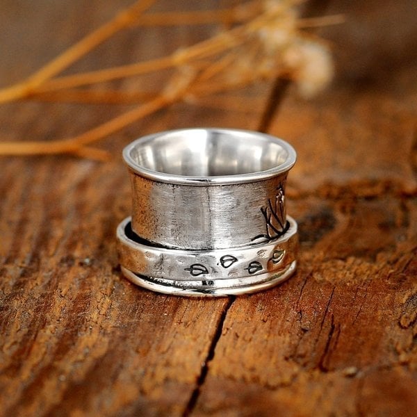 🔥Last Day 49% OFF🎁 Tree of Life Spinner Meditation Ring