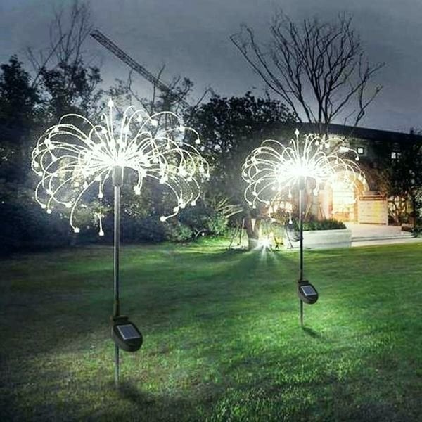 Last Day 48% OFF - Waterproof  Solar Garden Fireworks Lamp (BUY 2 FREE SHIPPING)