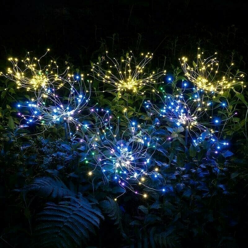 Last Day 48% OFF - Waterproof  Solar Garden Fireworks Lamp (BUY 2 FREE SHIPPING)