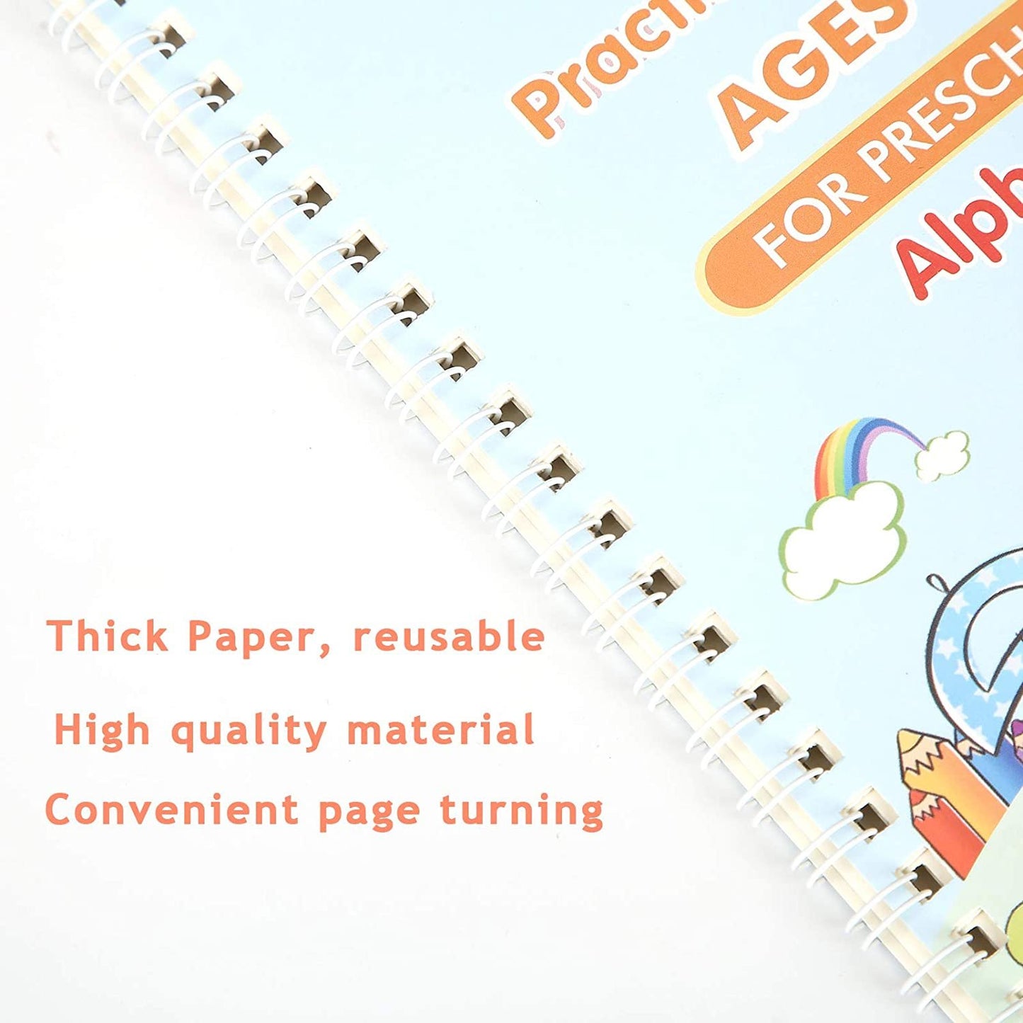 Reusable Copybook With Pen (writing will disappear)