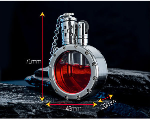 🎁Christmas Sale🎄49%OFF🎅🔥-Retro Transparent Kerosene Lighter