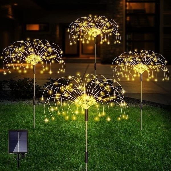 Last Day 48% OFF - Waterproof  Solar Garden Fireworks Lamp (BUY 2 FREE SHIPPING)