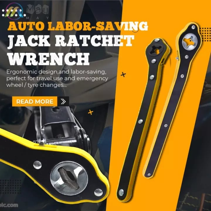 (🎉EARLY NEW YEAR SALE - 48% OFF) Auto Labor-saving Jack Ratchet Wrench