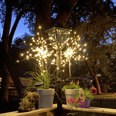 Last Day 48% OFF - Waterproof  Solar Garden Fireworks Lamp (BUY 2 FREE SHIPPING)